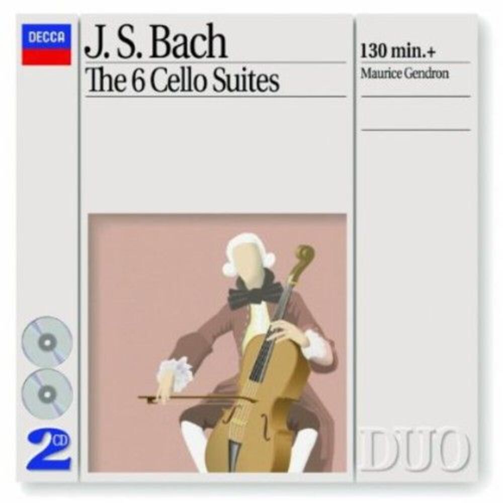 Maurice Gendron - 6 Cello Suites  CD